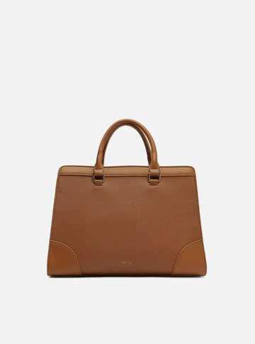 Bolsa Tote Marrom Média