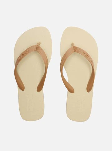 Chinelo de Dedo Marrom Bicolor Roma Basics
