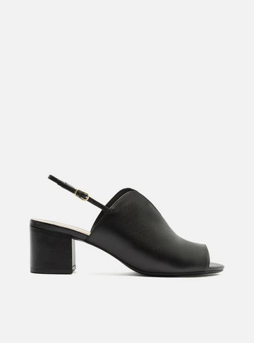 Mule Preto Salto Bloco