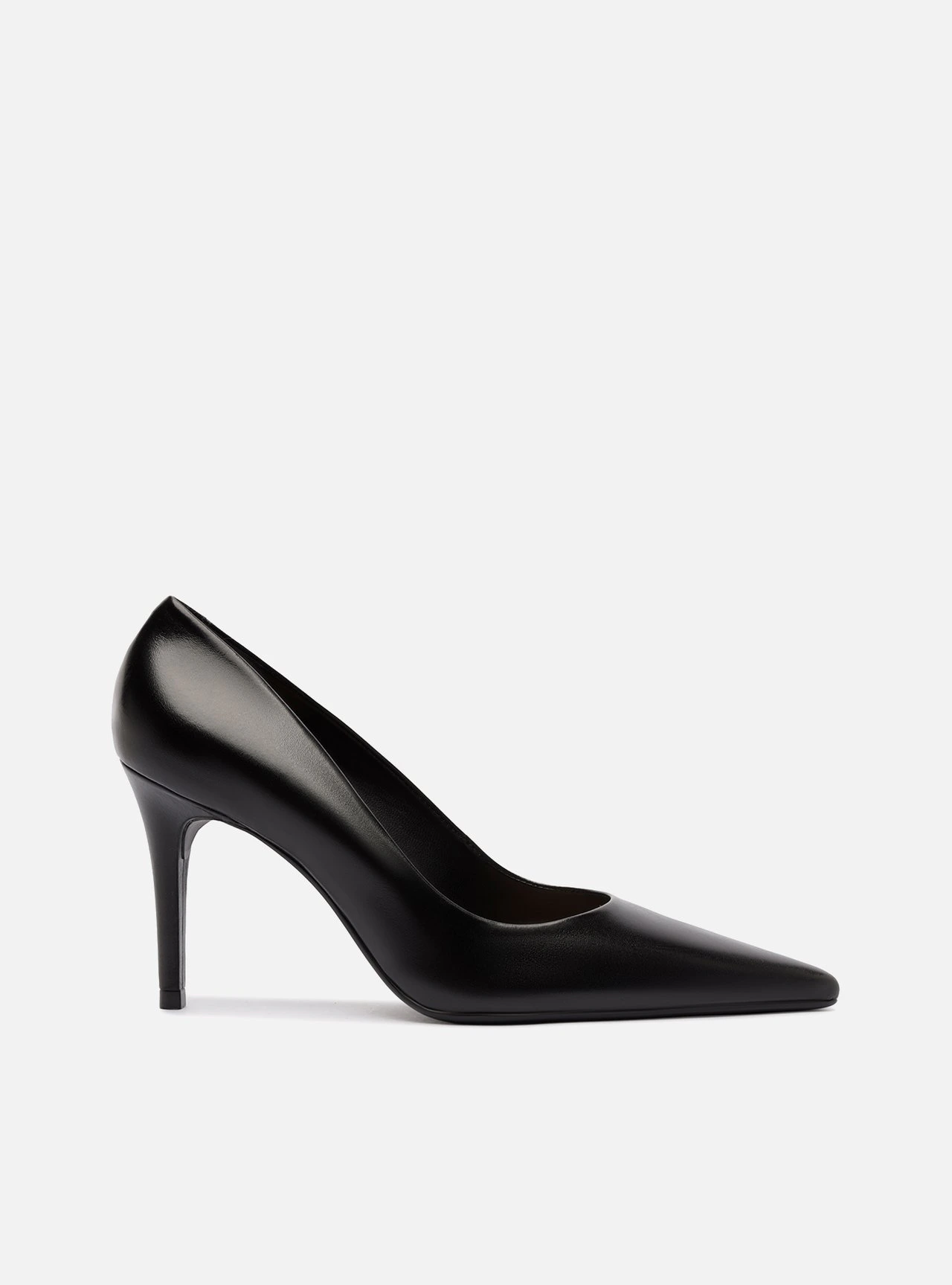 Scarpin Couro Preto