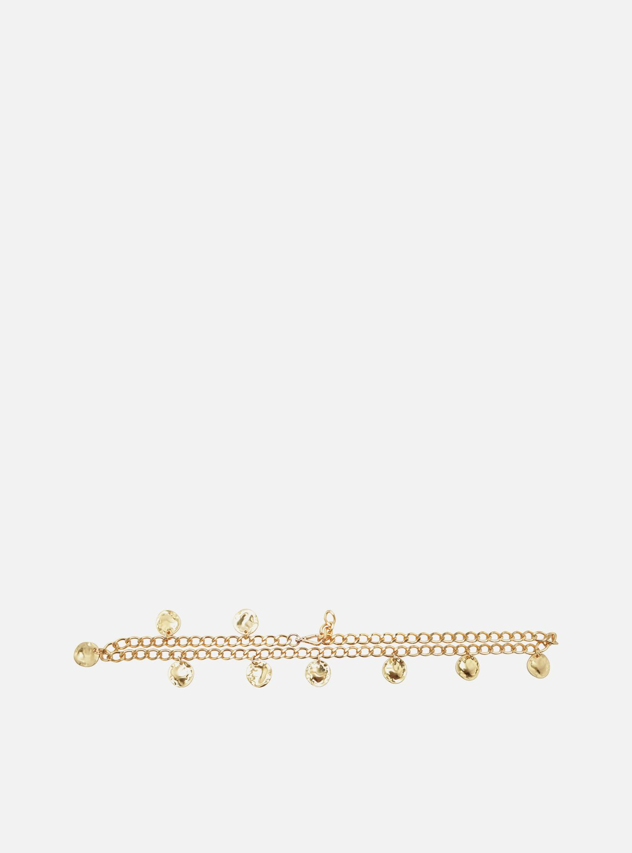 Cinto Dourado Corrente Medalhas