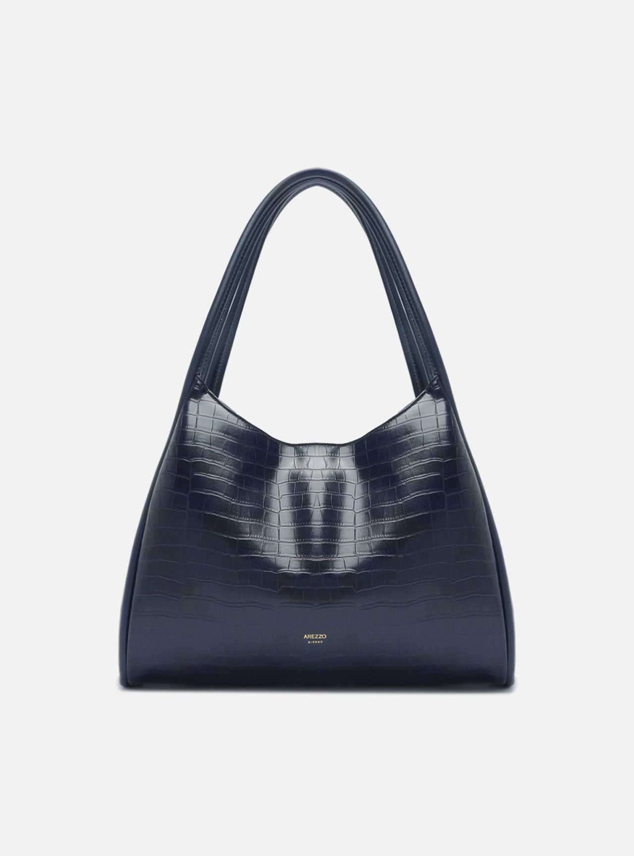 Bolsa Hobo Azul Média
