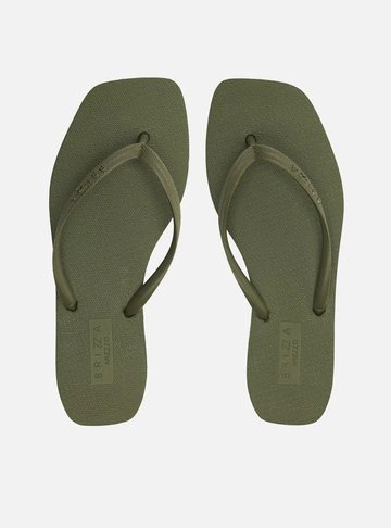 Chinelo de Dedo Verde Militar Square Brizza
