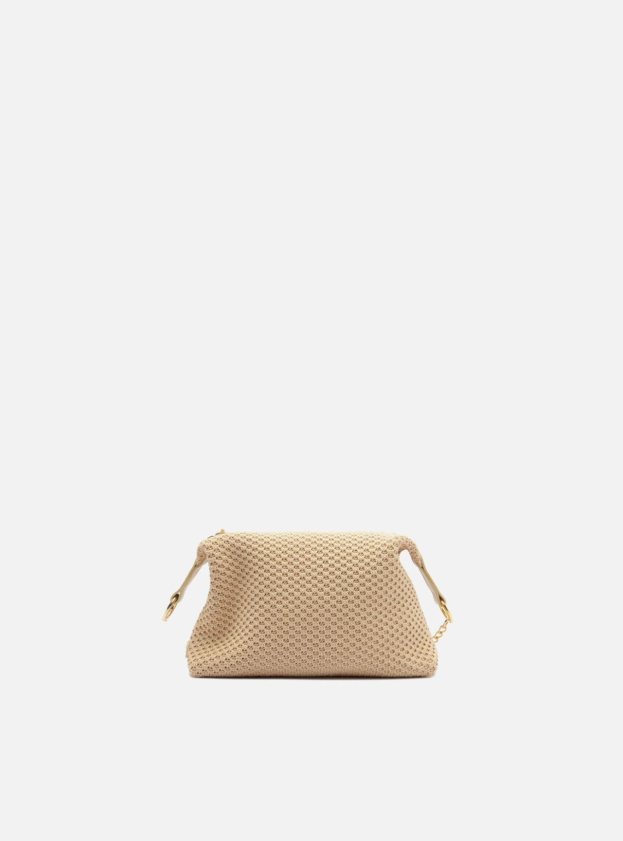 Bolsa Tiracolo Nude Knit Pequena Corrente Brizza