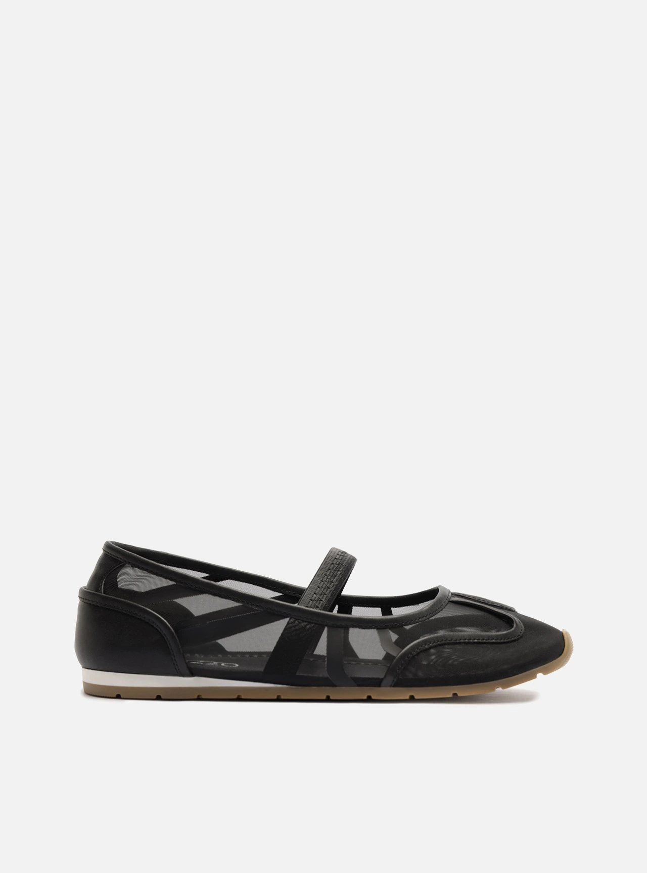 Tênis Preto Bico Redondo Slip On