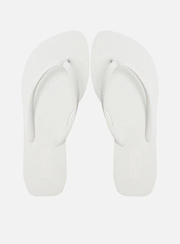 Chinelo de Dedo Branco Flash Basics