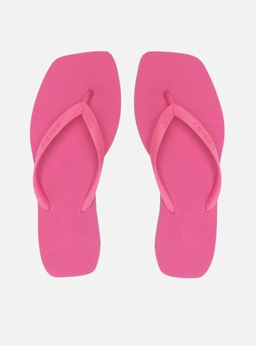 Chinelo de Dedo Rosa Pink Básico Square Brizza