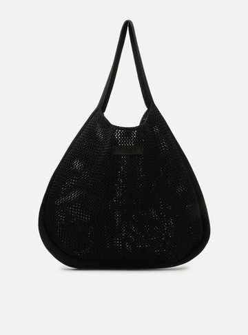 Bolsa Shopping Preta Olivia Grande