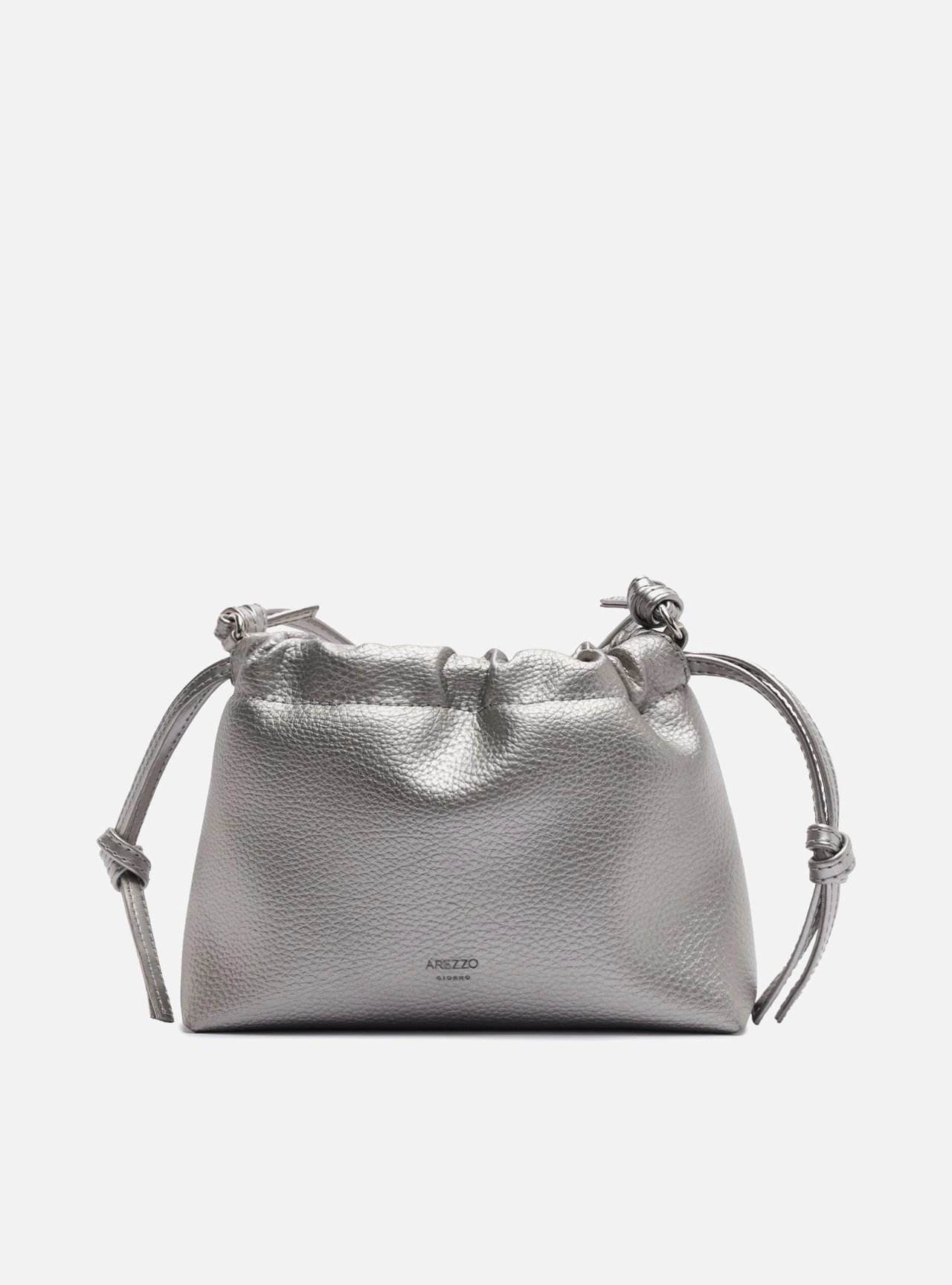Bolsa Tiracolo Metalizada Média