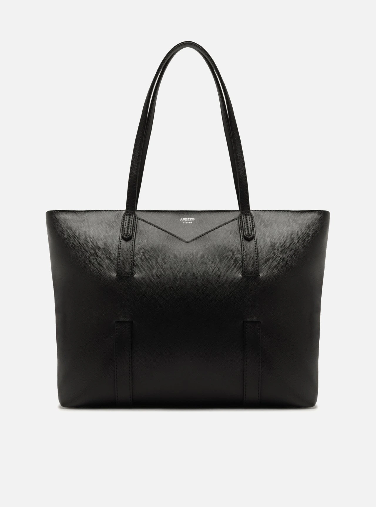 Bolsa Shopping Preta Grande Tiras Capa