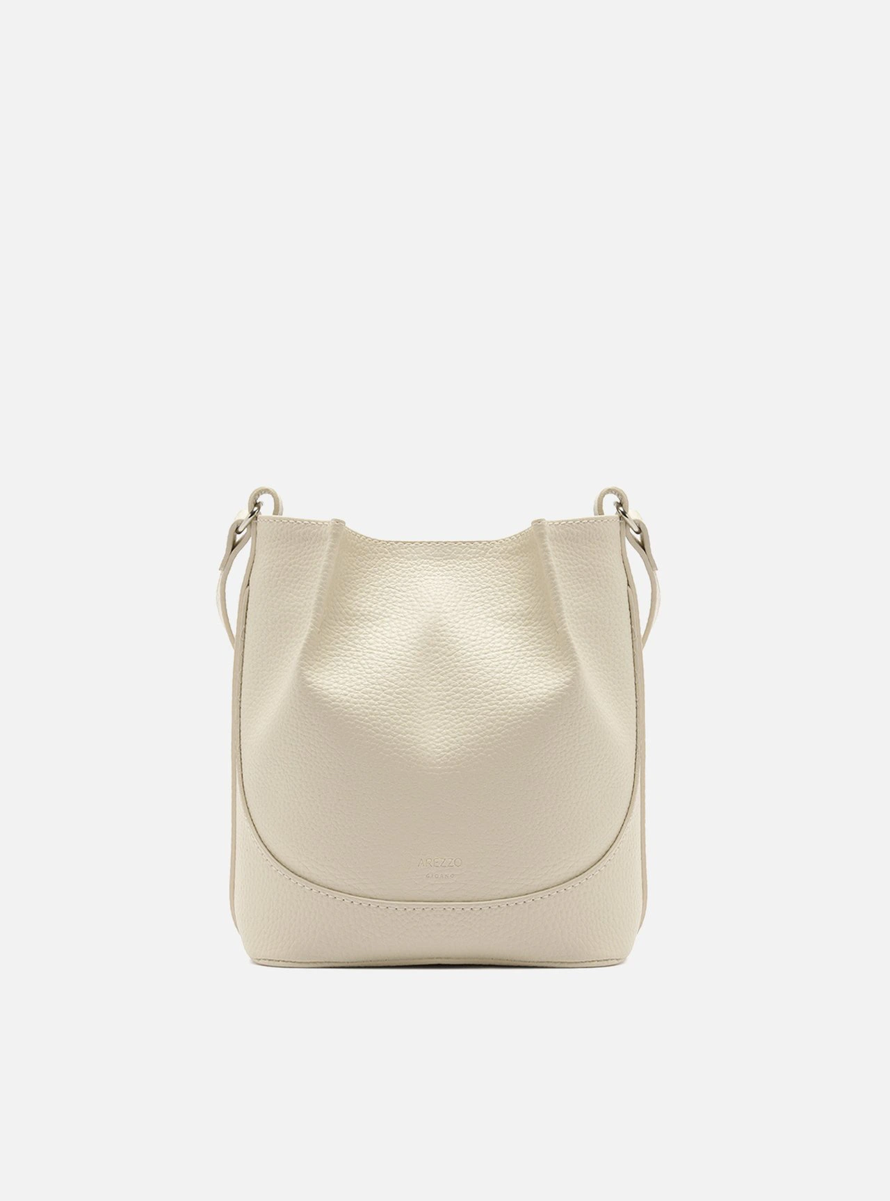 Bolsa Bucket Branca Pequena Granulada