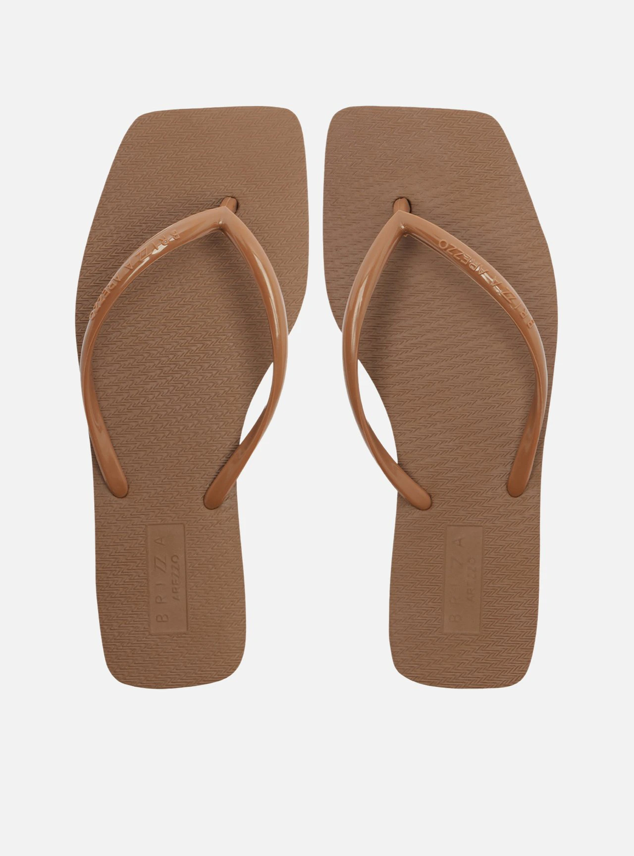 Chinelo de Dedo Marrom Flatform Brizza