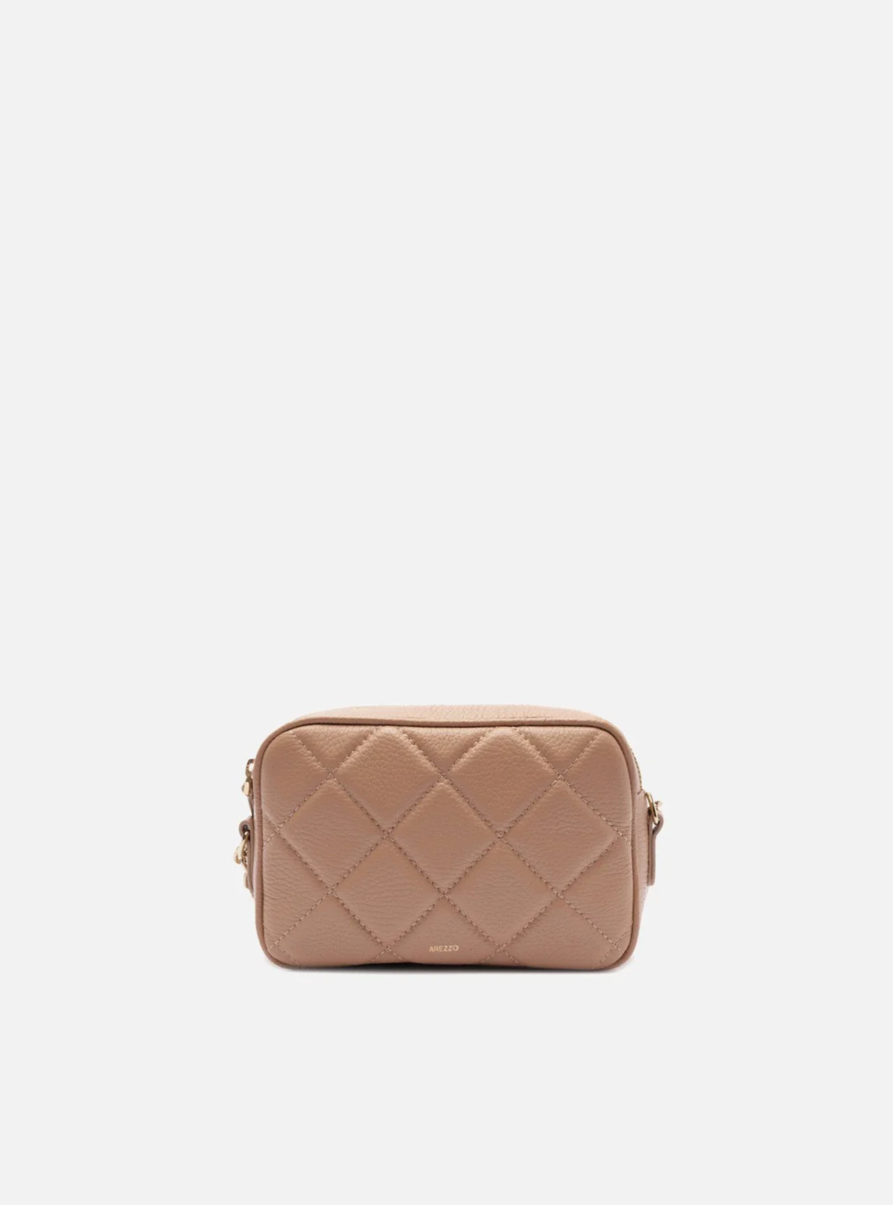 Bolsa Tiracolo Rosa Couro Matelassê Gab Pequena