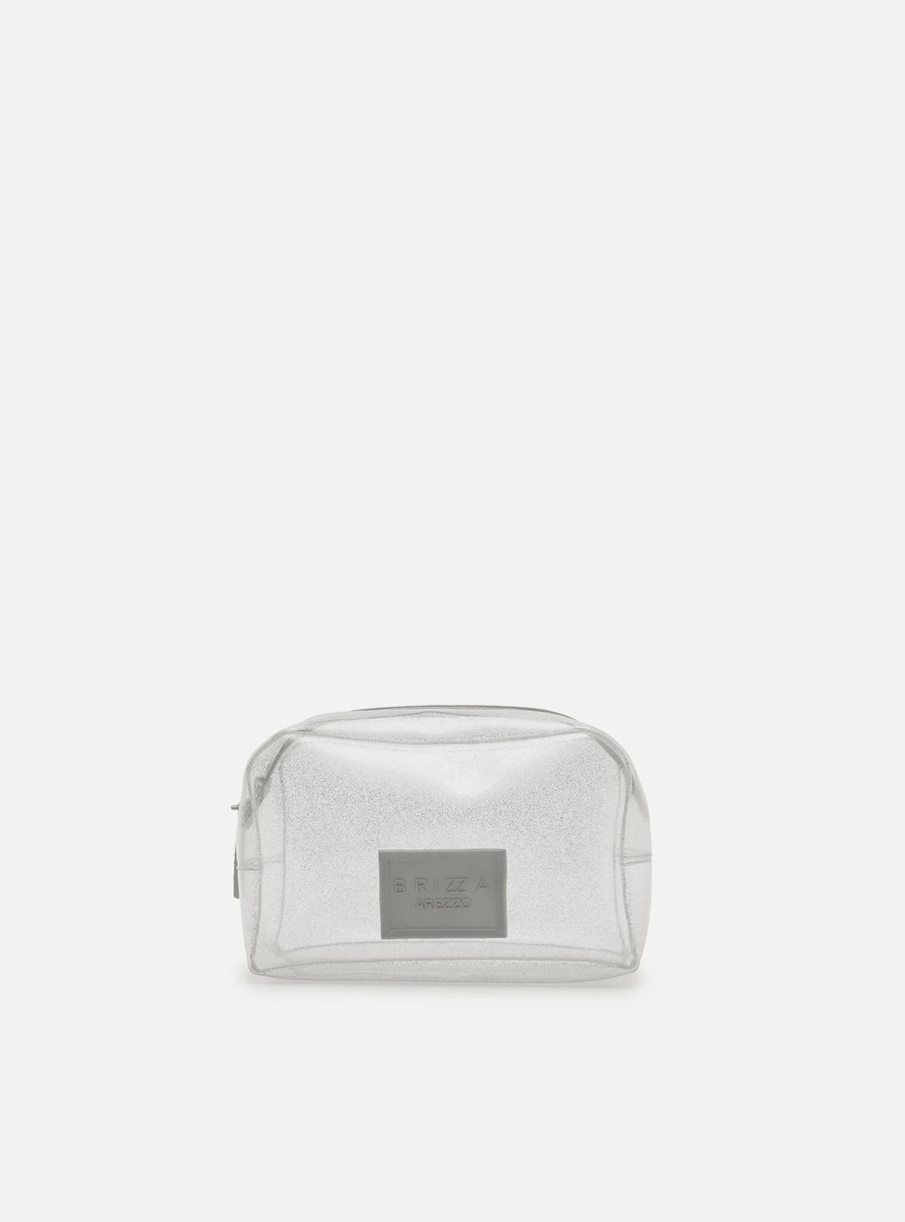 Necessaire Prata Vinil Glitter Liz Brizza