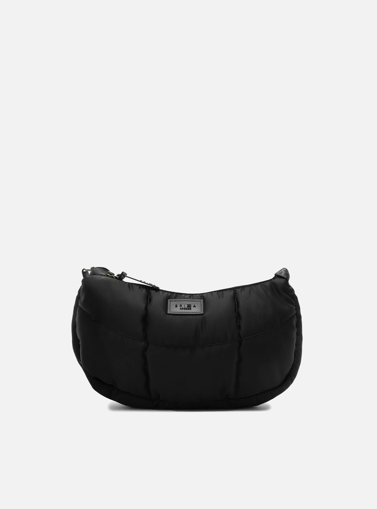 Bolsa Tiracolo Preta Média Matelassê Brizza