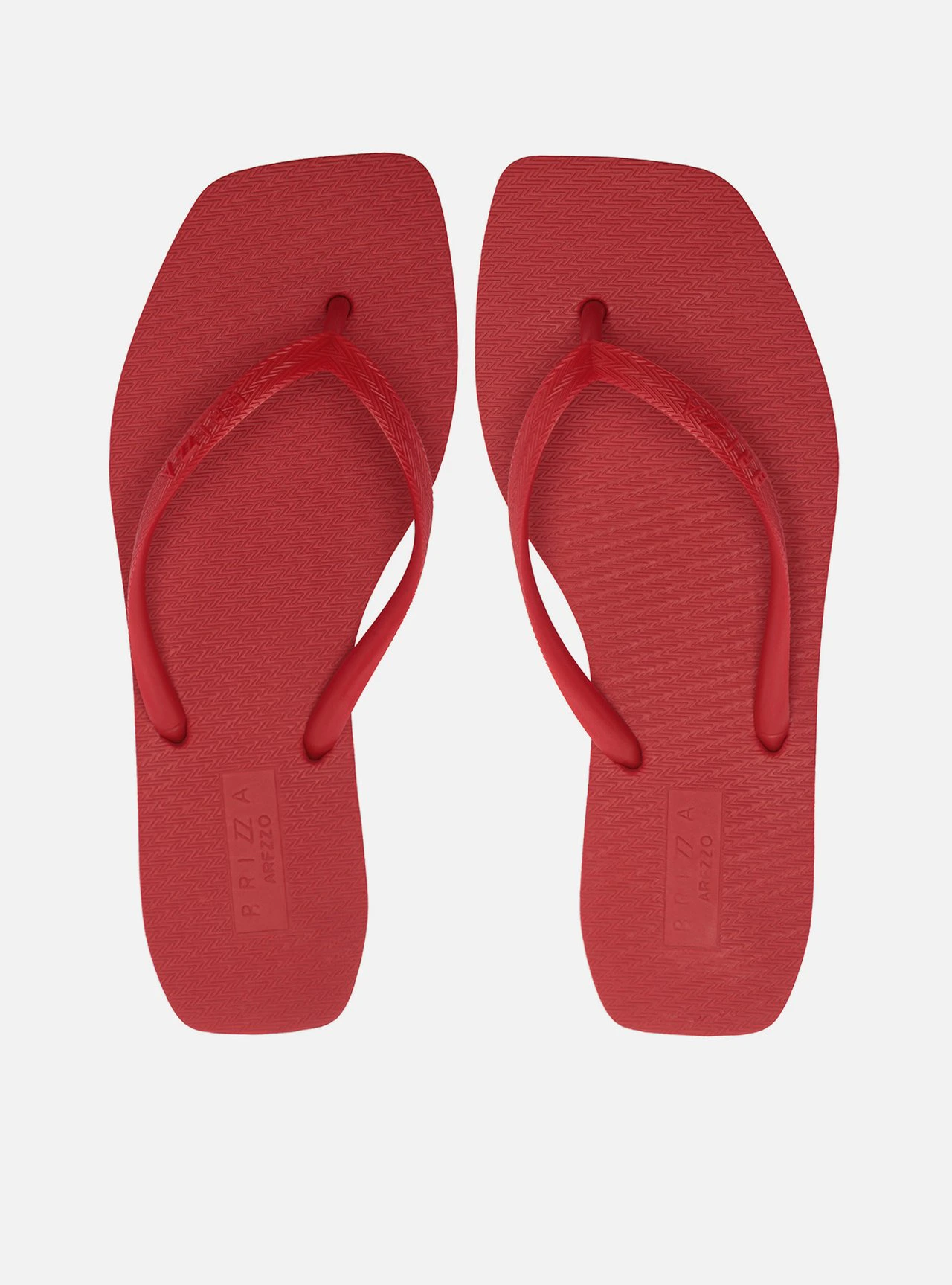 Chinelo de Dedo Vermelho Básico Square Brizza