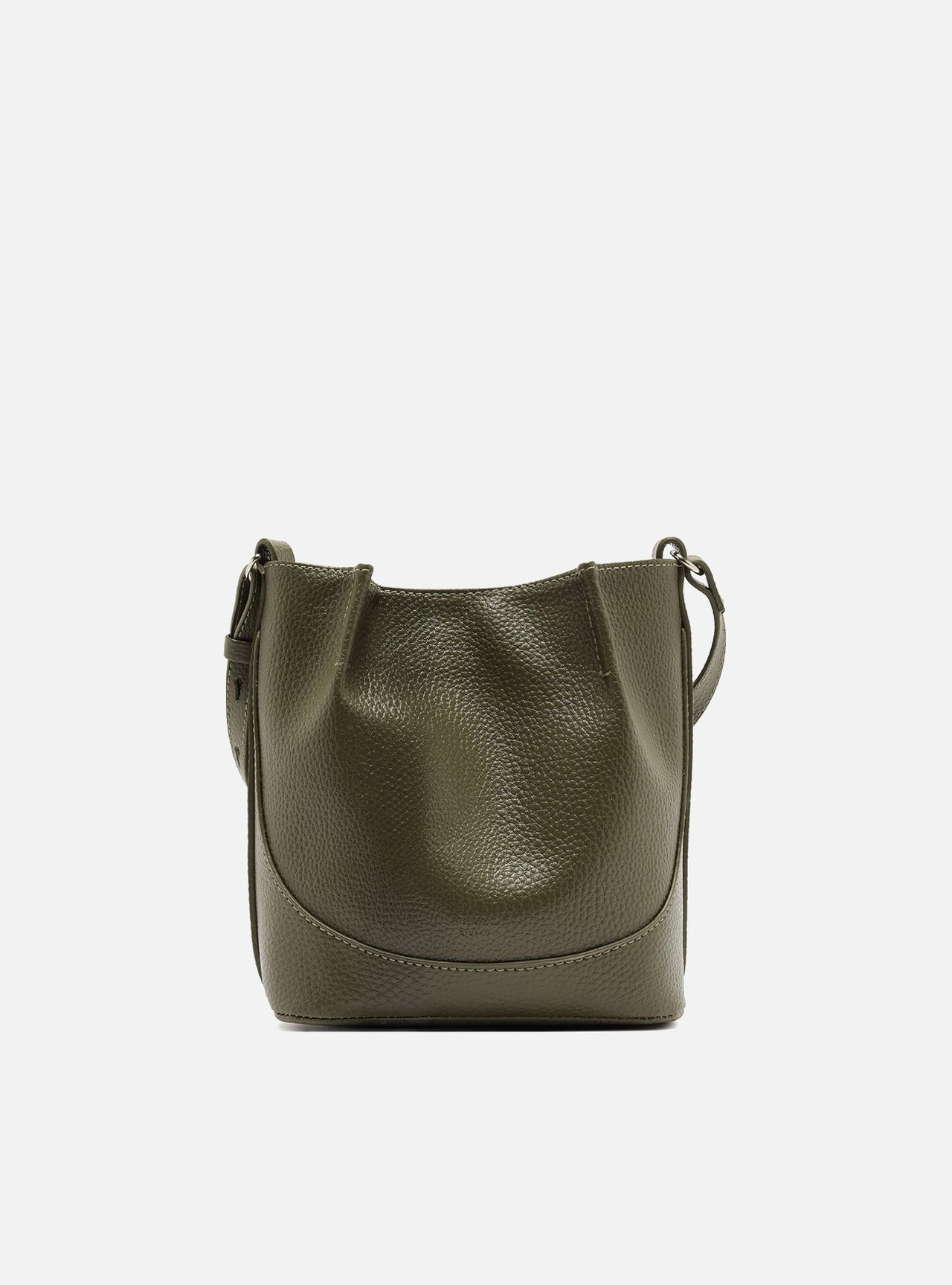 Bolsa Bucket Verde Pequena Granulada