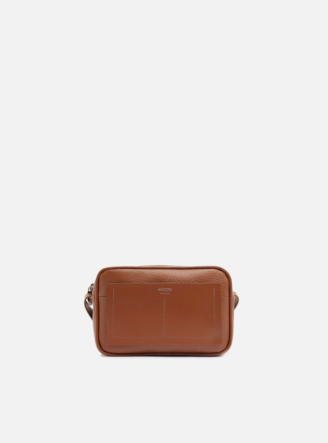 Bolsa Tiracolo Marrom Pequena Bolso Costuras