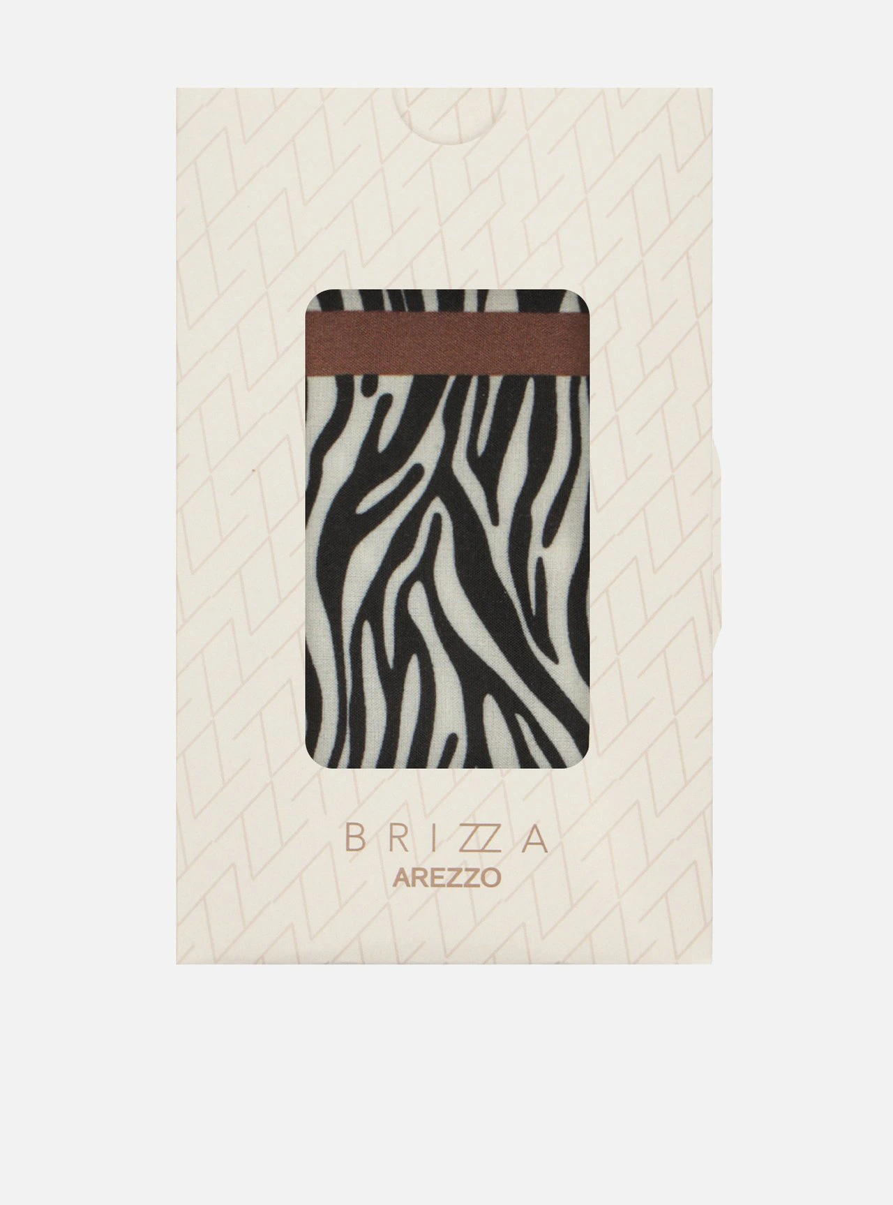 Lenço Estampado Zebra Brizza