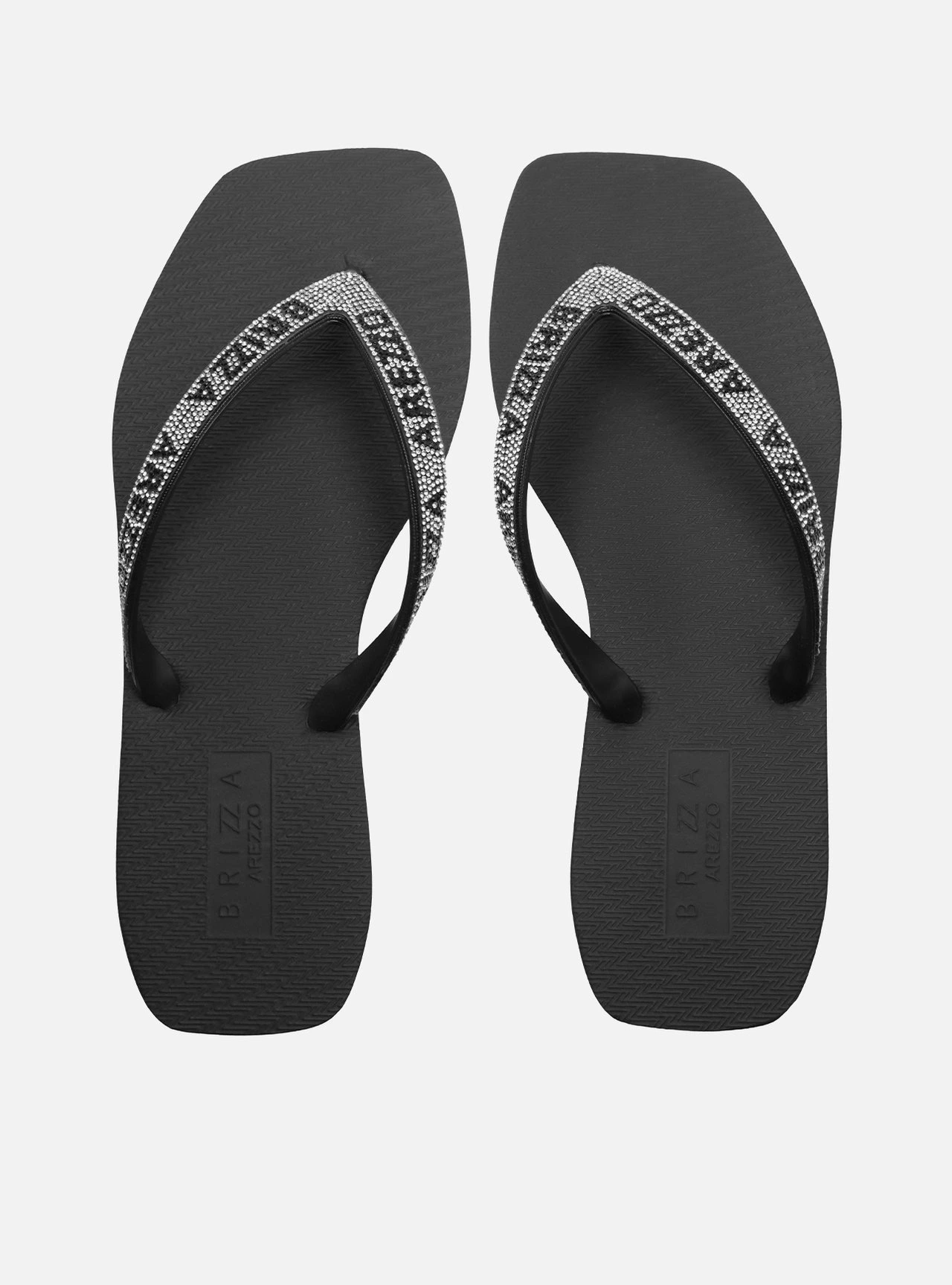 Chinelo de Dedo Branca Bico Quadrado Brizza
