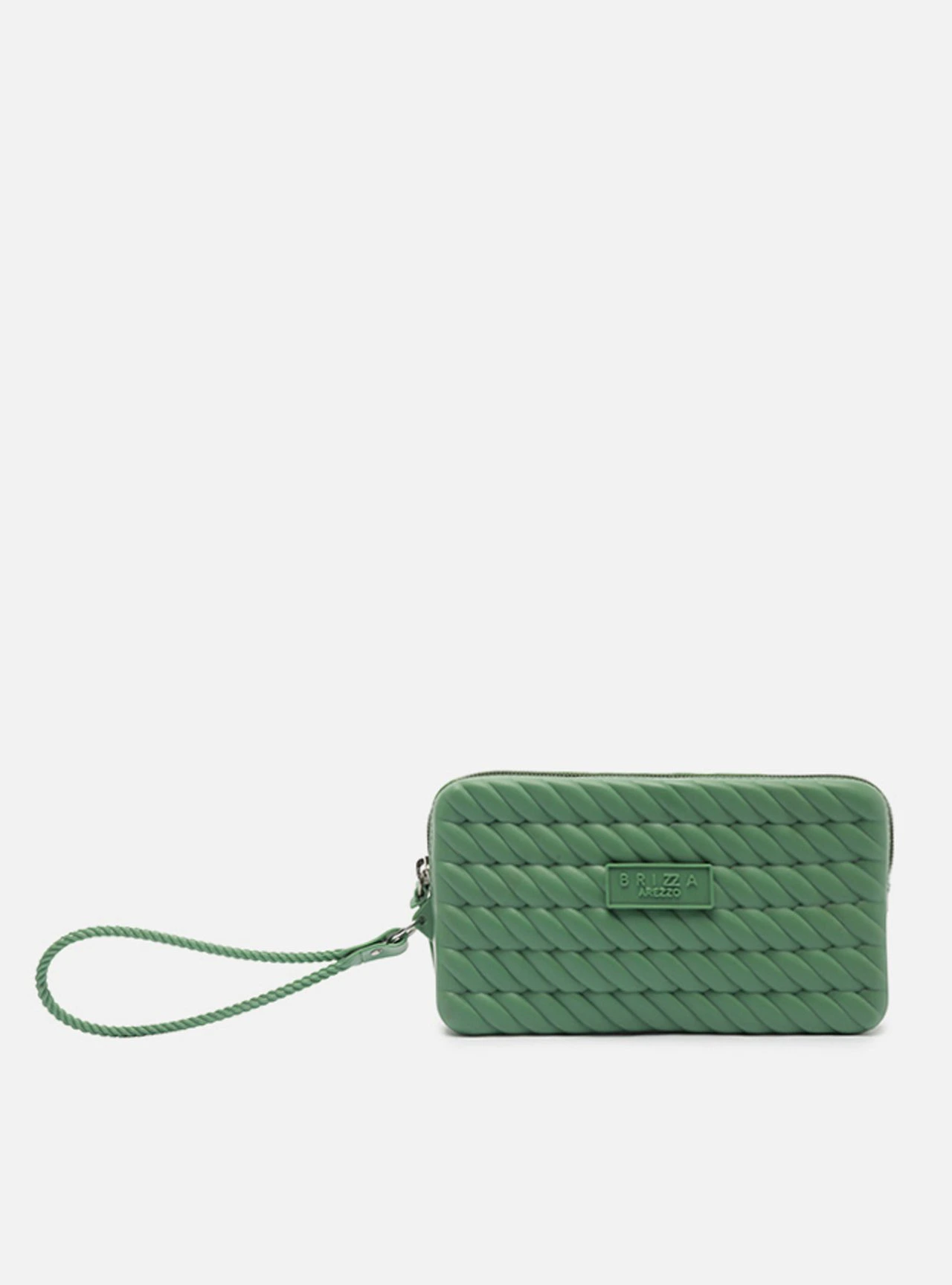 Bolsa Clutch Verde Pequena Tressê Brizza