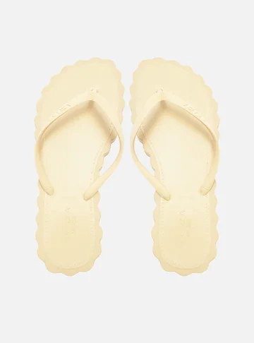 Chinelo de Dedo Bege Recouro Daisy