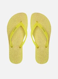 Chinelo de Dedo Amarelo Glitter Brizza