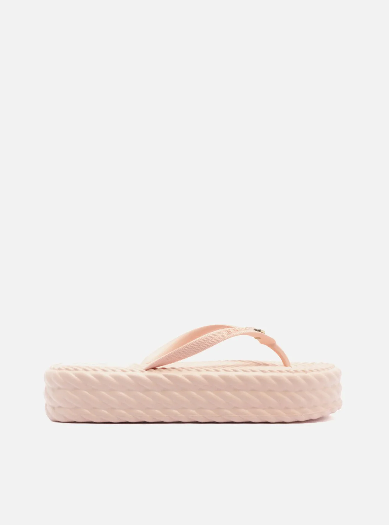 Sandália Rosa Flatform Marrocos Mid Flip Flop Bacio