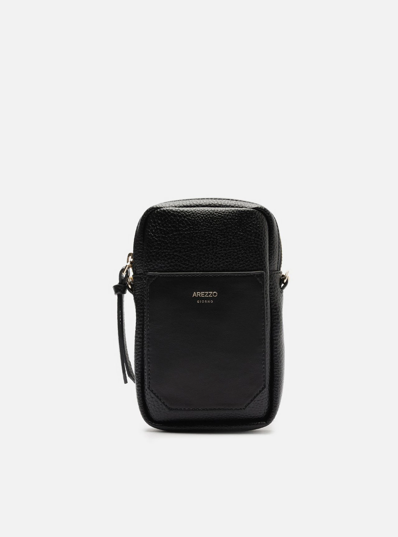 Bolsa Porta Celular Preta Pequena Alça Corrente
