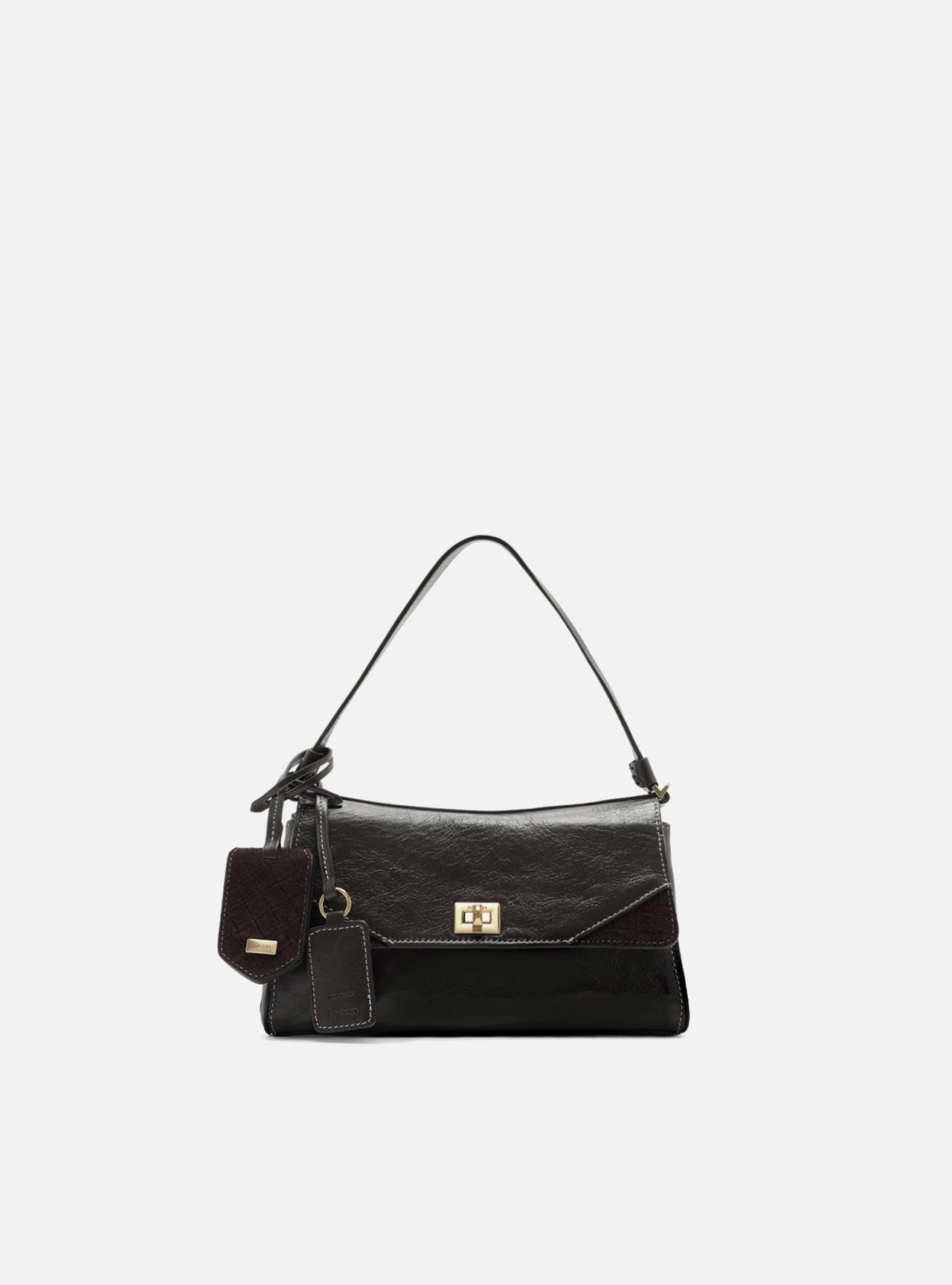 Bolsa Tiracolo Marrom Couro Heritage Pequena