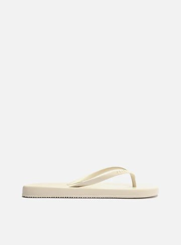 Chinelo de Dedo Tira Injetada Off-White Brizza Jelly