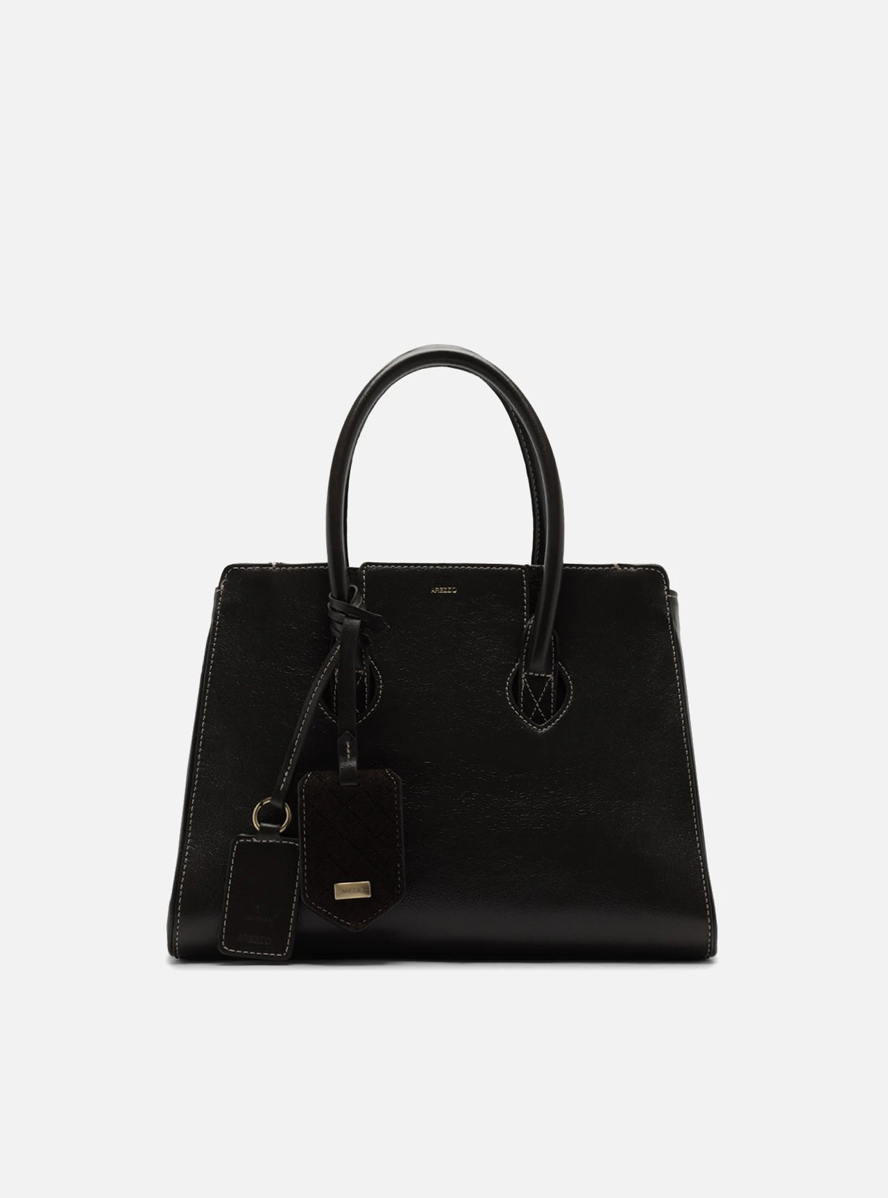 Bolsa Tote Marrom Couro Heritage Média