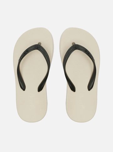 Chinelo de Dedo Branco Bicolor Ibiza Brizza
