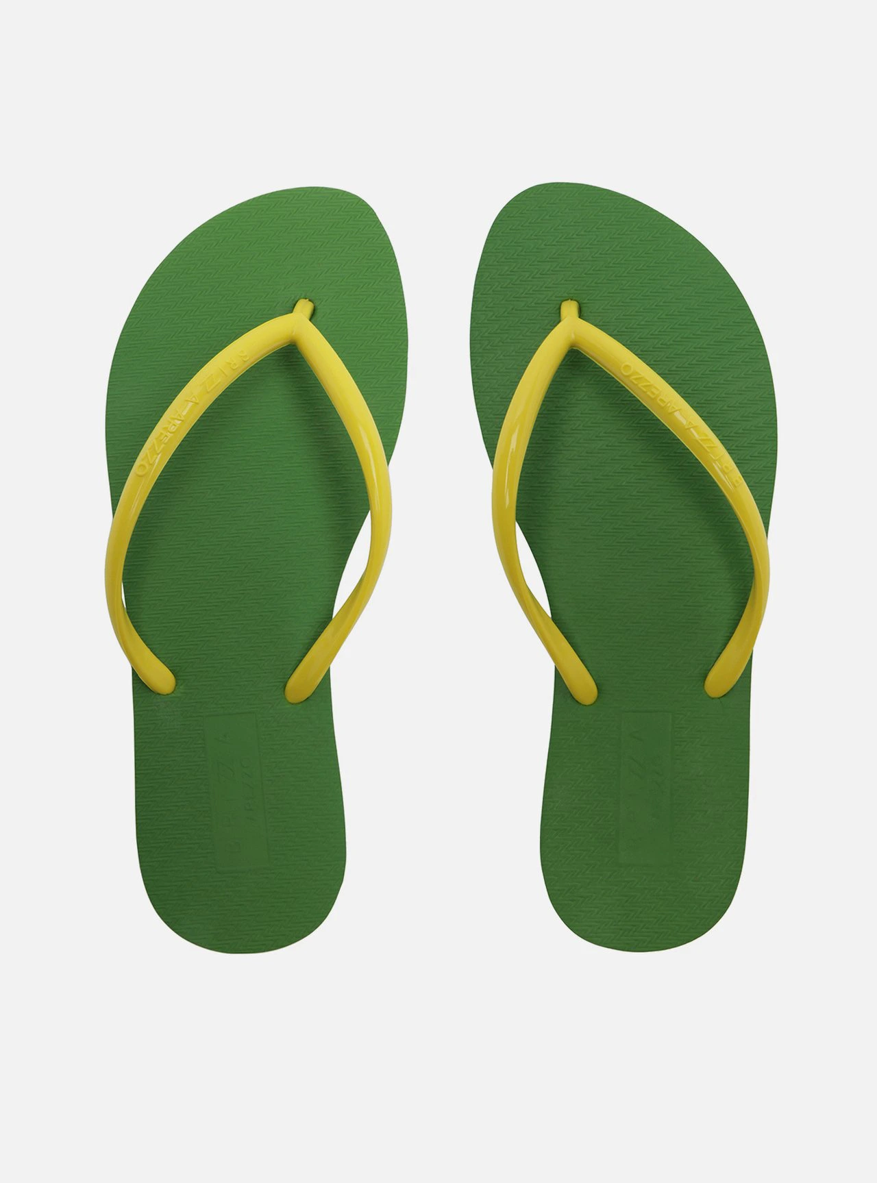 Chinelo de Dedo Amarelo Plataforma Tiras Brizza