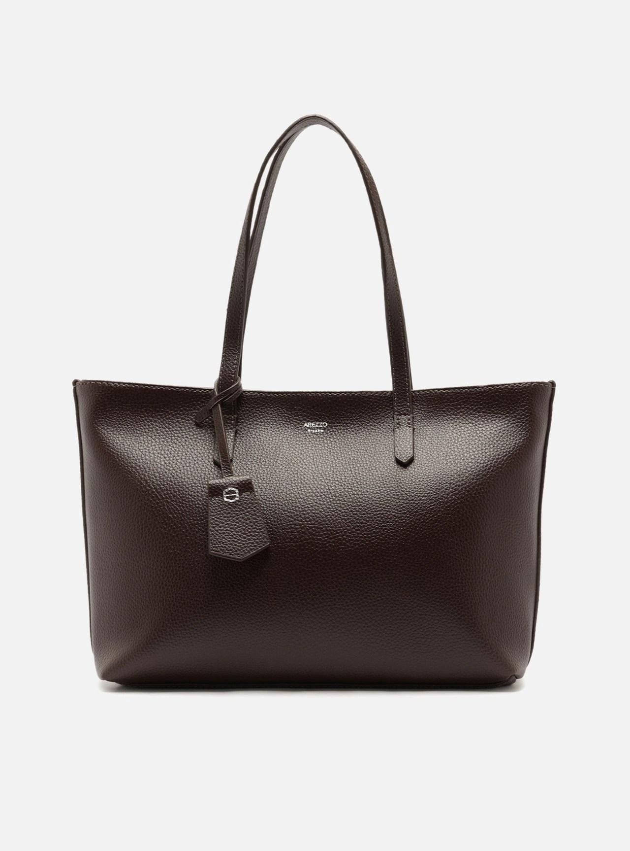 Bolsa Shopping Marrom Manu Grande