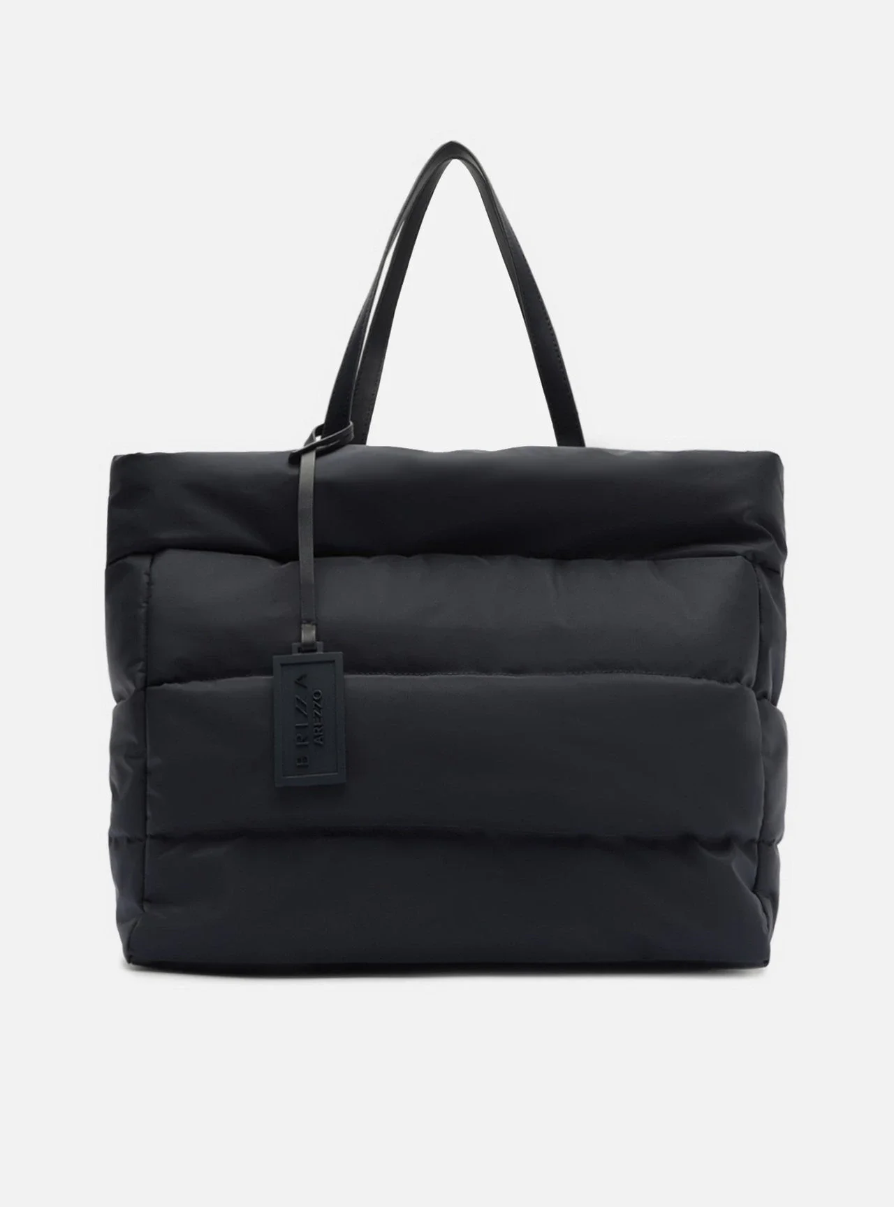 Bolsa Shopping Azul Grande Matelassê Brizza