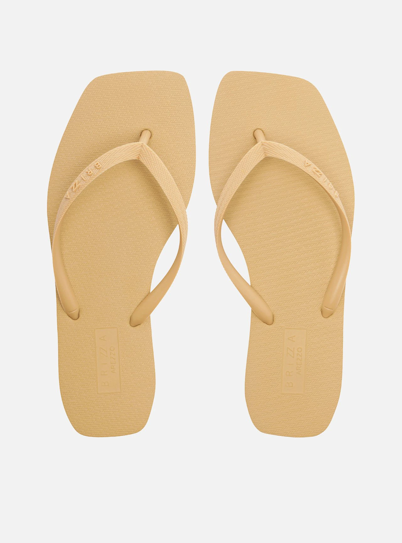 Chinelo de Dedo Nude Flatform Brizza