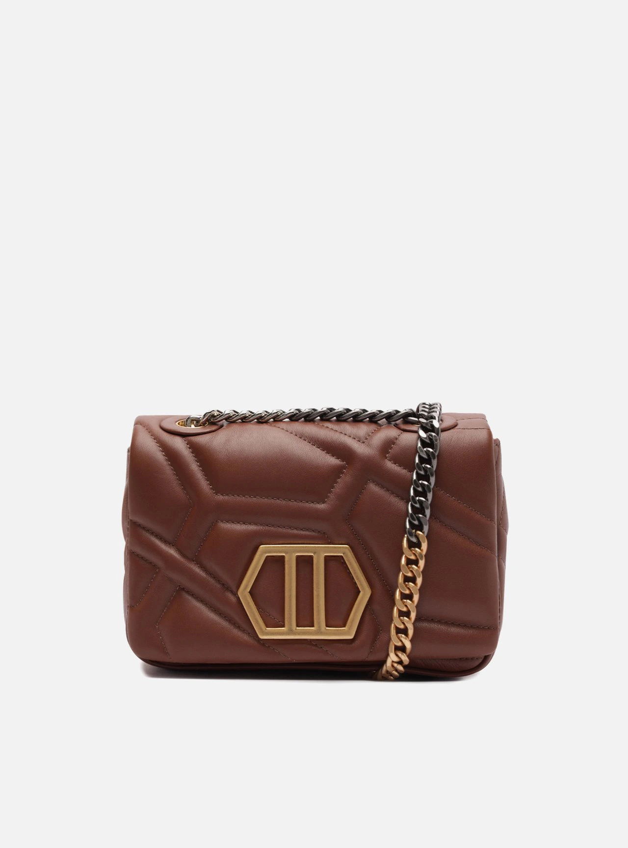 Bolsa Tiracolo Marrom Couro Emma Média