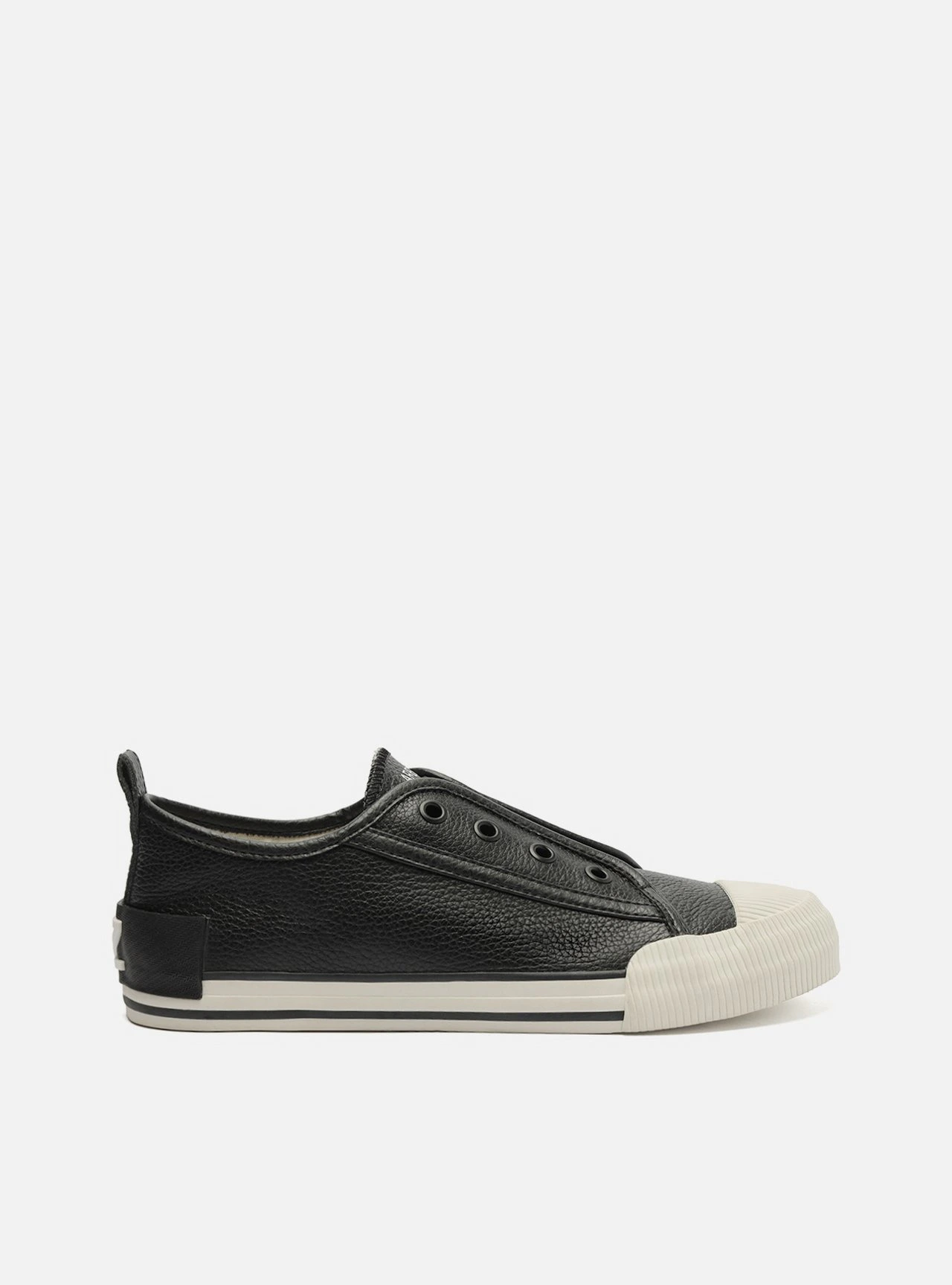 Tênis Slip On Preto Elástico