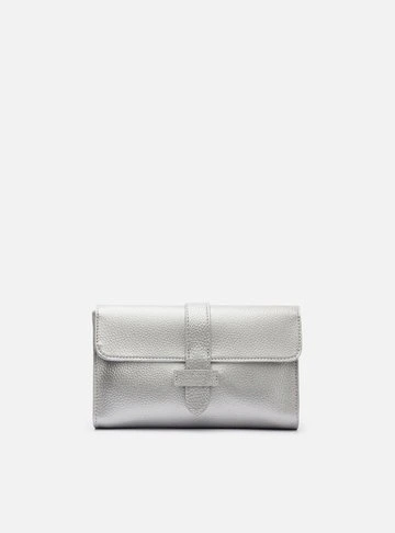 Bolsa Tiracolo Prateada Betina Pequena
