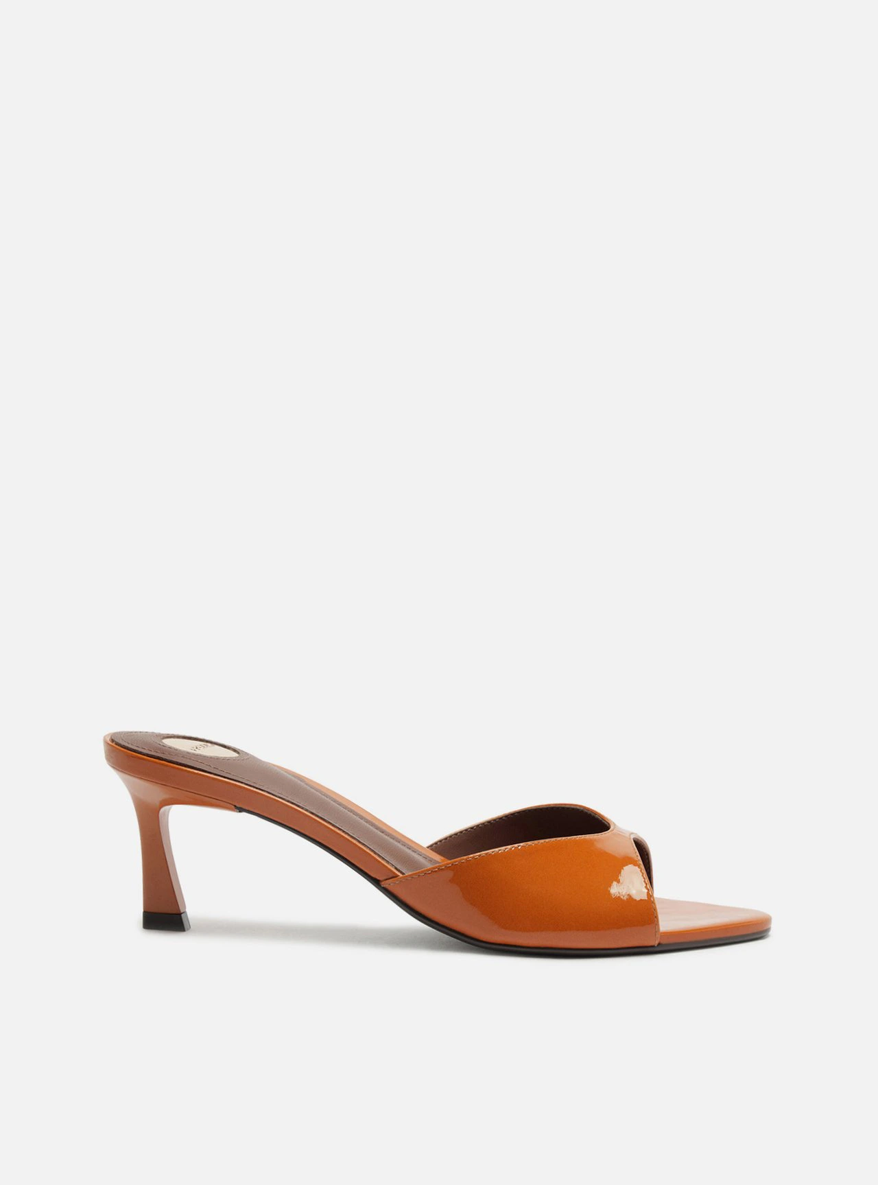 Tamanco Laranja Salto Fino