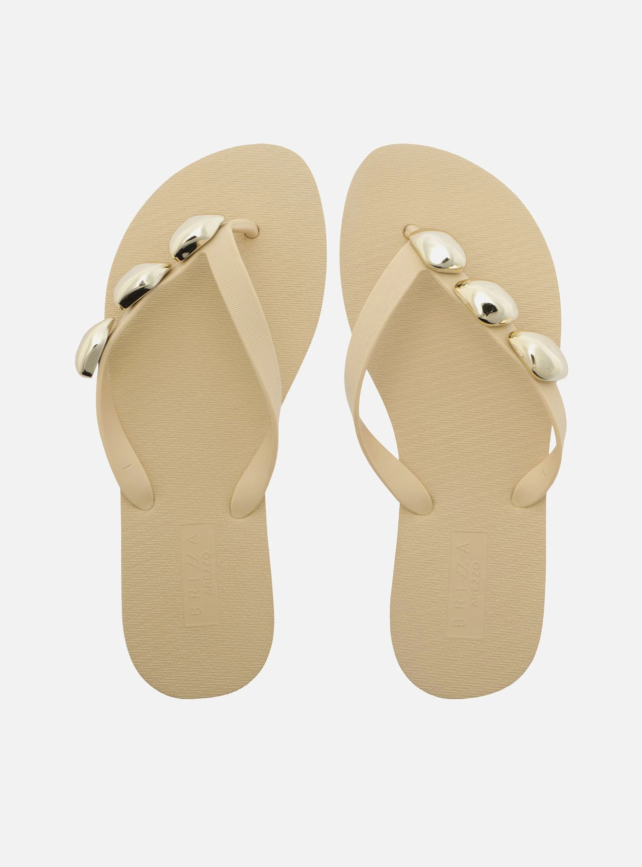 Chinelo de Dedo Branca Flatform Brizza