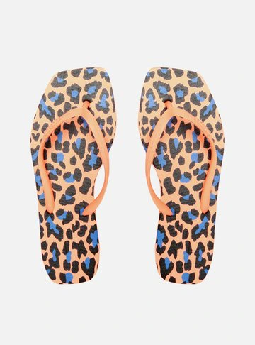 Chinelo de Dedo Laranja Brizza