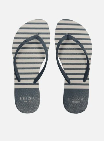 Chinelo Azul Listras Brizza
