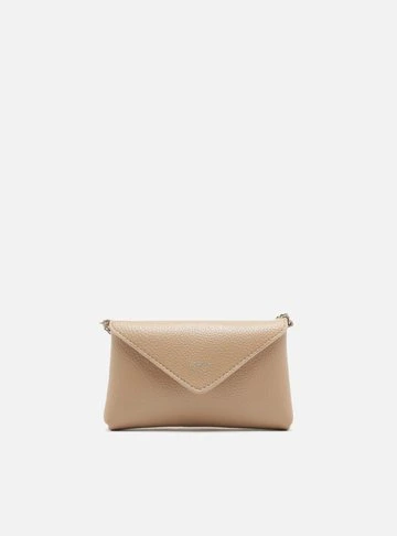 Bolsa Tiracolo Bege Giorno Pequena Envelope