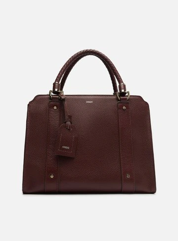 Bolsa Tote Vermelha Couro Piazza Grande