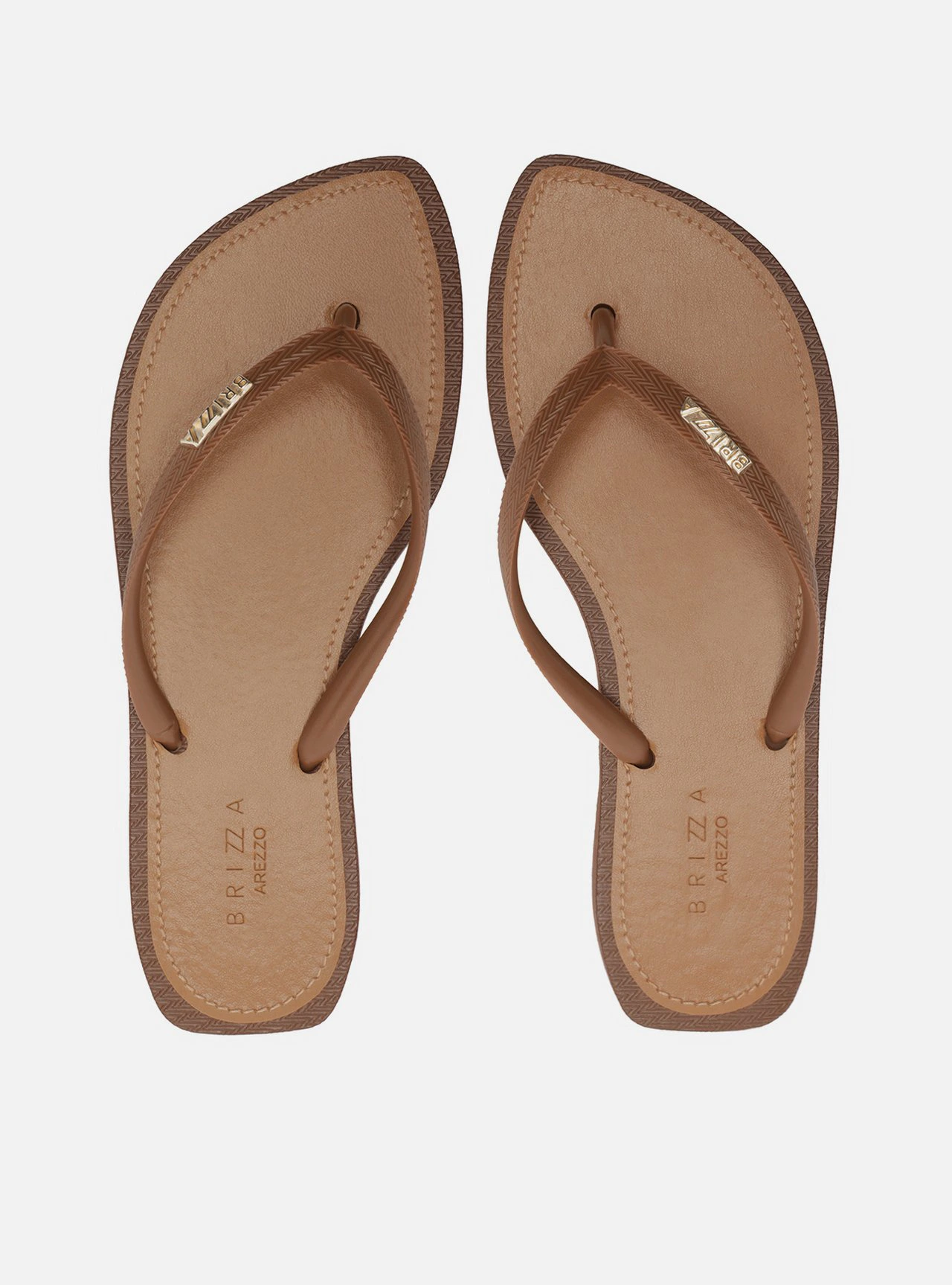 Chinelo de Dedo Marrom Recouro Flash Brizza