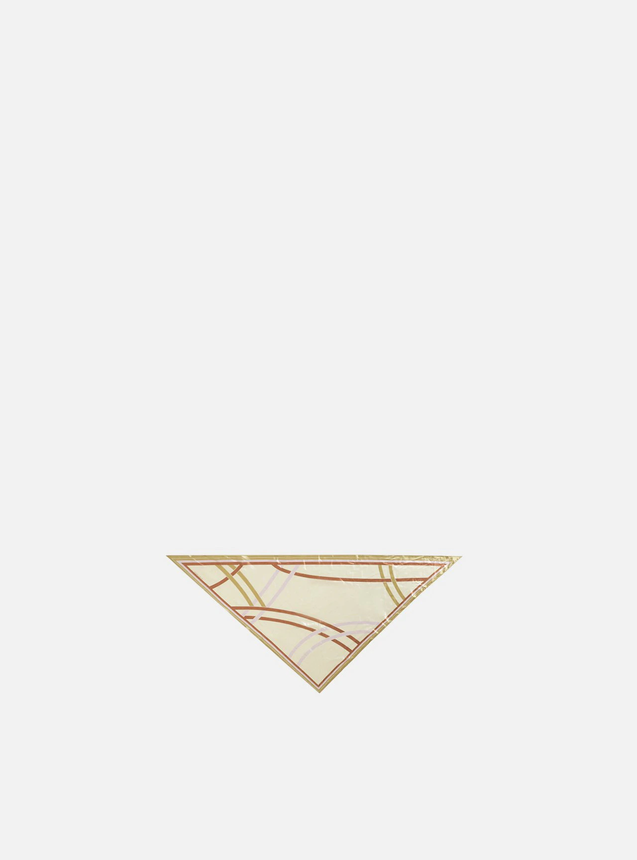 Lenço Triangular Multicolorido Brizza