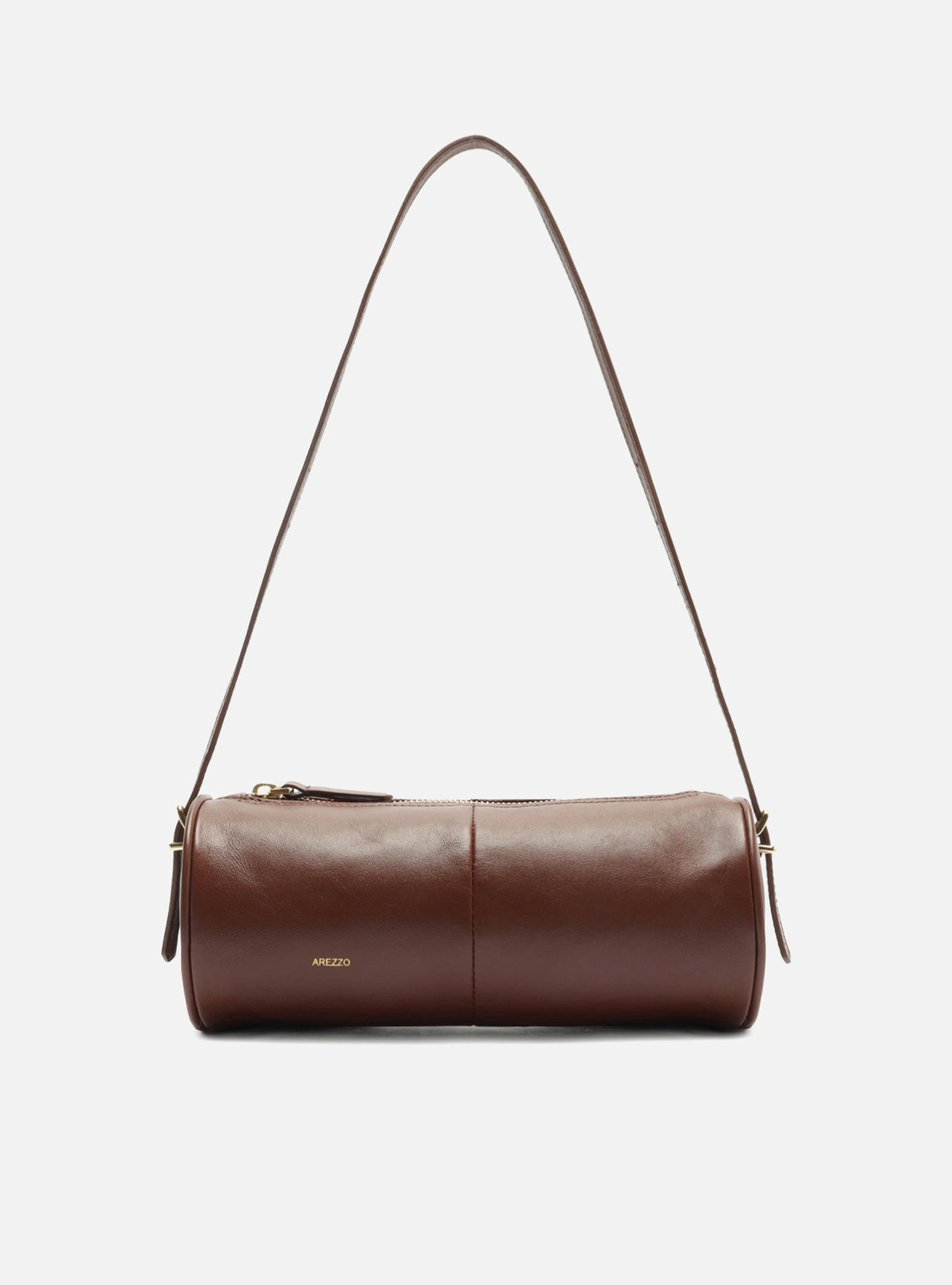 Bolsa Shoulder Marrom Couro Média