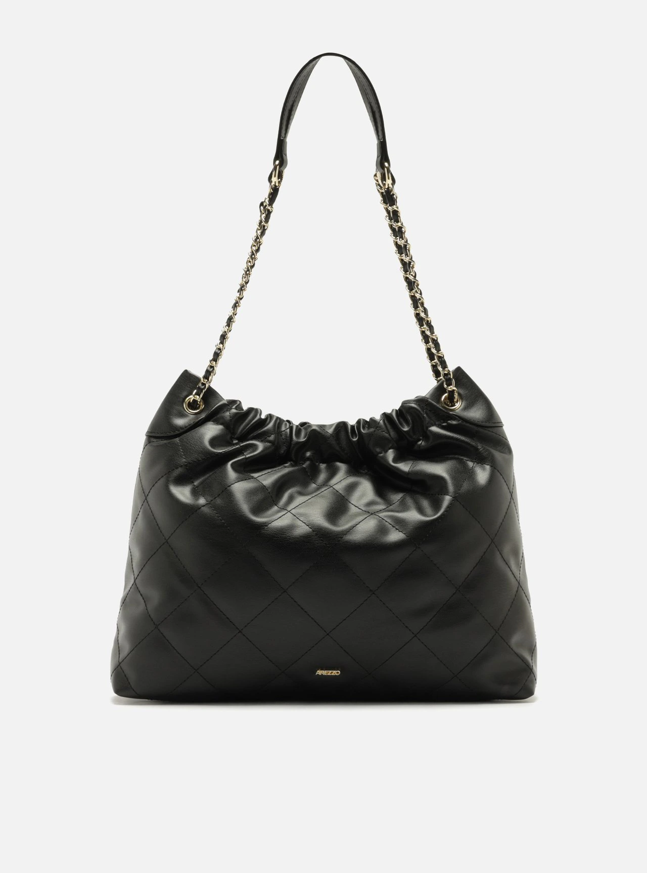 Bolsa Tiracolo Preta Grande Matelassê
